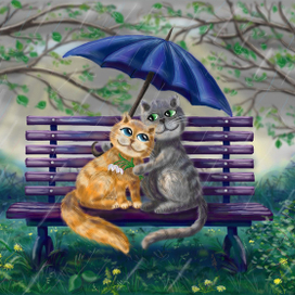 Кошачее свидание