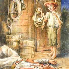 Приключения Тома Сойера. В берлоге индейца Джо