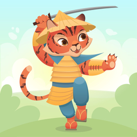 Тигр-самурай