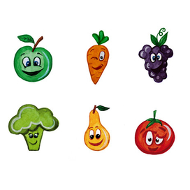 весёлые овощи