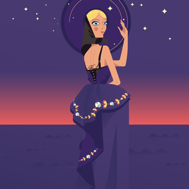 Дама в шляпе