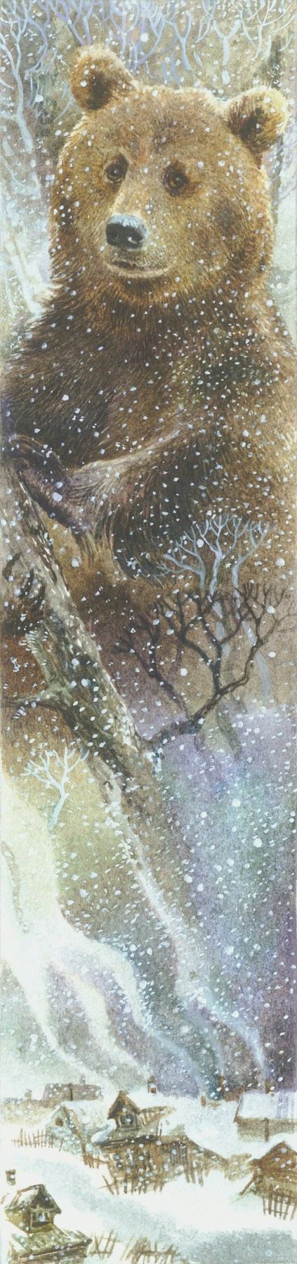 Шмуцтитул к рассказу Ю.Коваля "Сиротская зима"