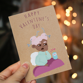 Открытка ко дню Св. Валентина