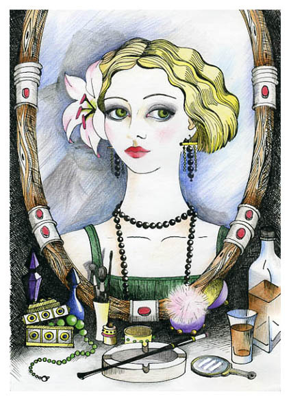 перед зеркалом