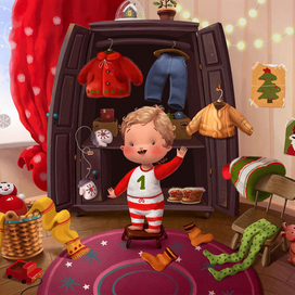 Для интерактивной книги "Зимний день"