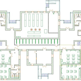 план 1 этажа школы