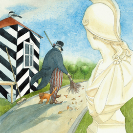 В Царском Селе.