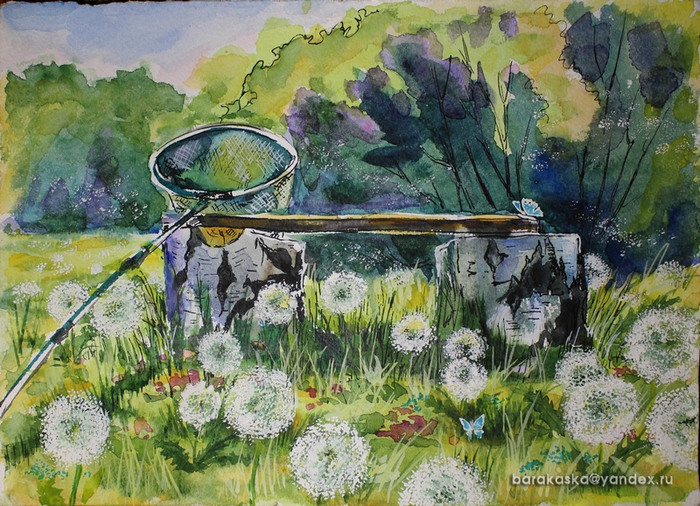 Одуванчики. Лето