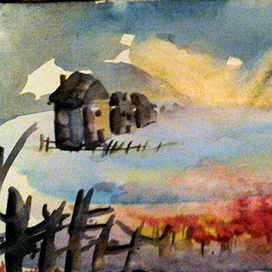 красные цветы