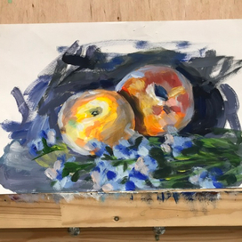 Этюд с персиками 