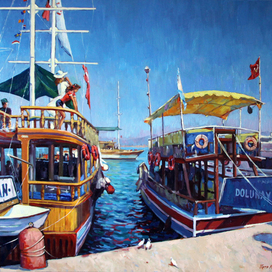 Причал. Средиземное море.