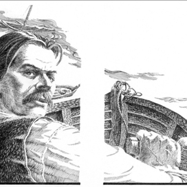 "Любимые лица России", М.Горький, шмуцтитул