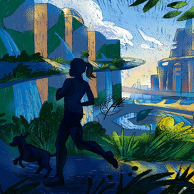 Иллюстрация "Мир будущего"