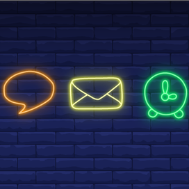 Неоновые иконки