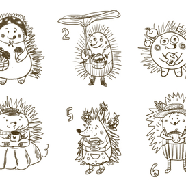 Ежики. Поиск формы