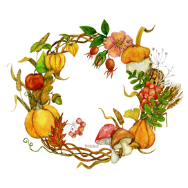 Осенний венок