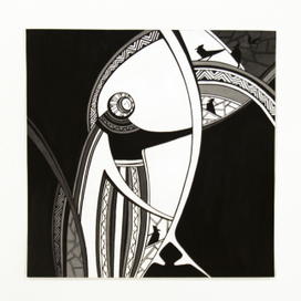 Триптих "Север. Человек и животное" 3