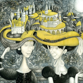 Давние подружки. Лавочка в парке.