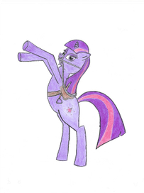 Гарцующая пони