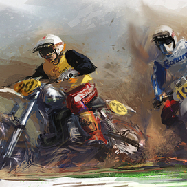 Дуэль. Мотокросс.