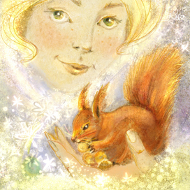 Иллюстрация Девушка-Весна