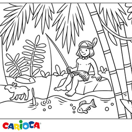 Джунгли. Coloring Roll