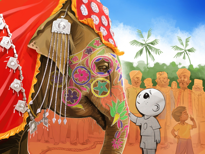 “Why can’t you move, sad elephant?”