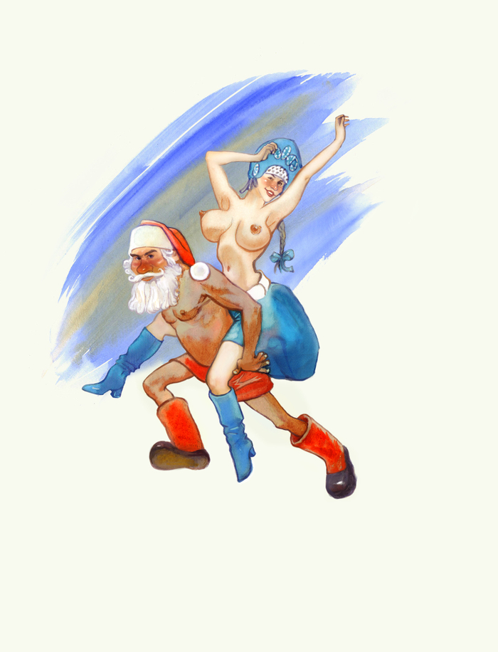 Шарж на главхудреда ОЛМЫ А.Я. Гладышева