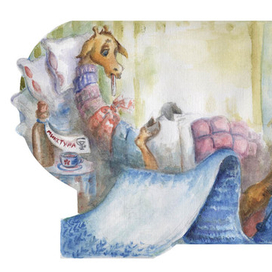 Иллюстрация к стихотворению Г.Дядиной "Сто шарфов"