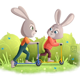 Виньетка для книги "Квик и Фести"