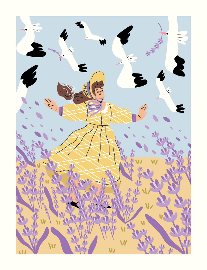 иллюстрация для ароматических саше