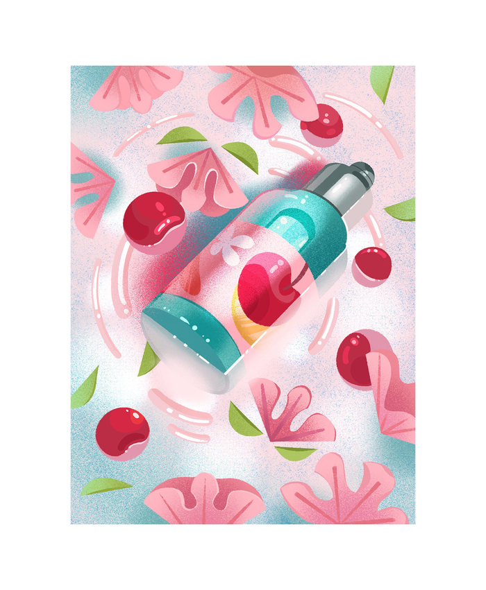 Вишня цветёт