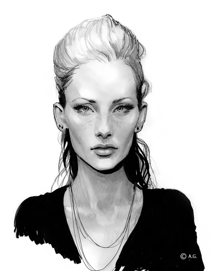 Дейзи, портрет