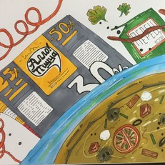 Пицца. Разворот