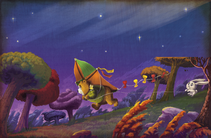 9. Иллюстрация к произведению Е. Матюшкиной "Мой милый Медвежик"