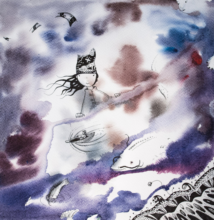 Девочка и карп