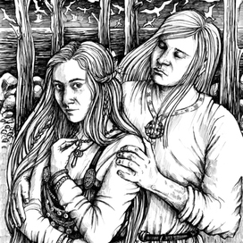Калевипоэг и девушка-островитянка