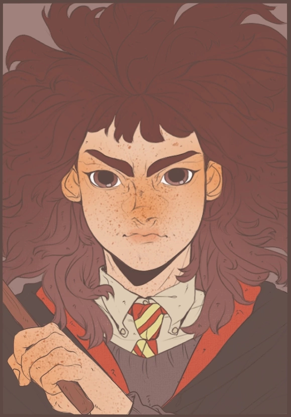 гермиона для челленжа six fanarts ✌