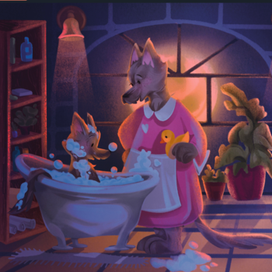 Разворот к детской книге 