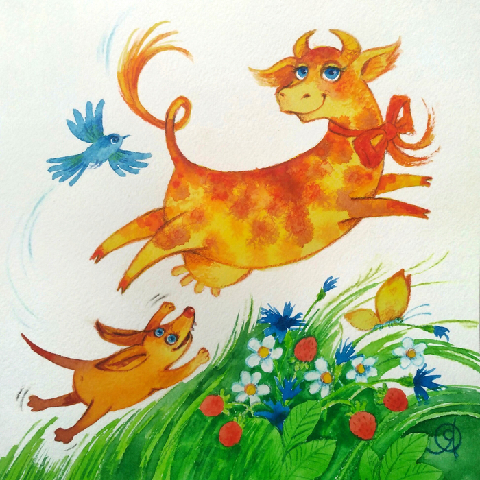 Буренка по прозвищу Мурка