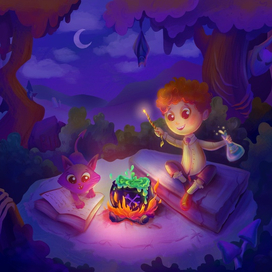 Олден и его кот 