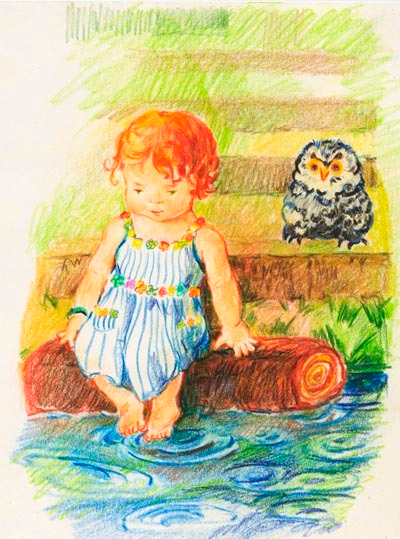 девочка и филин