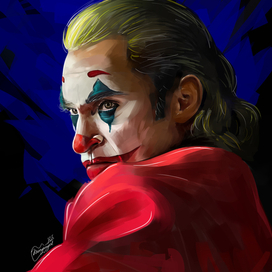 Joker. Digital portrait