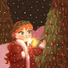 🌲 Волшебница колючих шишек 🌲