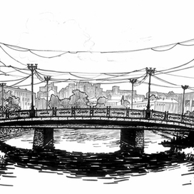 хмурый город