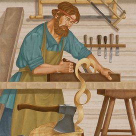 Заволжские сказки, иллюстрация