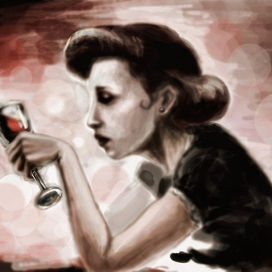 Дама с бокалом