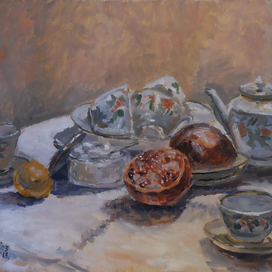 Натюрморт с гранатом