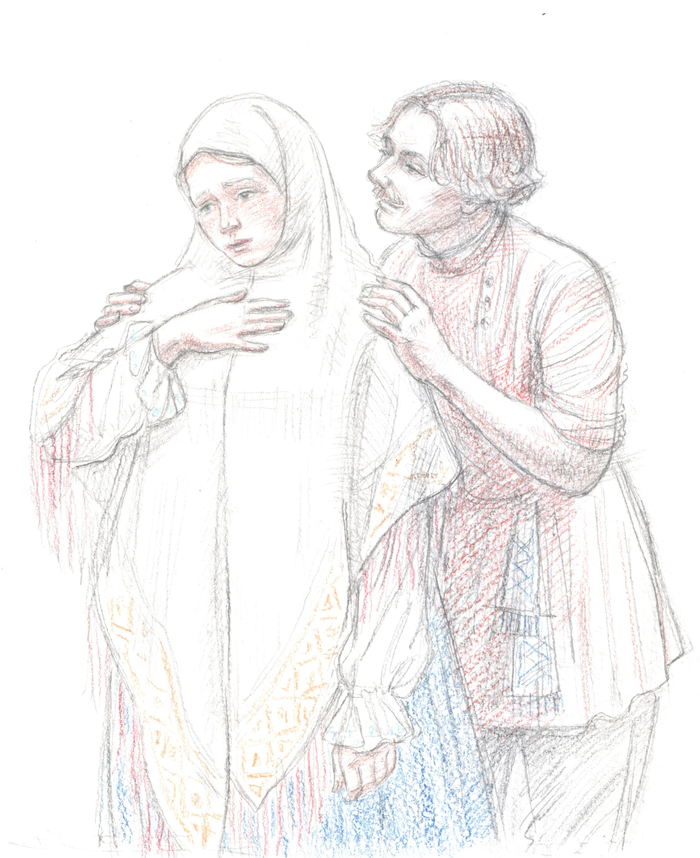 Иллюстрация к пьесе А.Островского "Гроза" для издательства "Речь" 2022