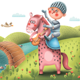 Разворот для персональной сказки